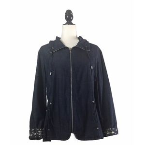 Chico’s Denim Jean Jacket Size 2